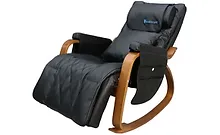 כורסת עיסוי נדנדה מפנקת 10 ב 1 MC-7078 מבית MEDICS CARE . צבע דמוי עור שחור