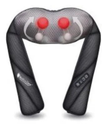 Medics Care רצועה עיסוי שיאצו ולישה עמוקה 3D אלחוטית ומולטי פונקציונלית דגם: MC-6700A Medics care