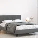 מיטה זוגית מבד רחיץ ואיכותי דגם מור