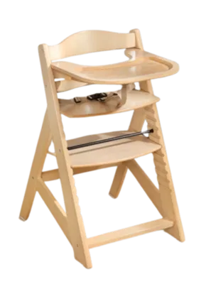 כסא אוכל דגם מודולרי מעץ. מודרני. בצבע עץ טבעי.