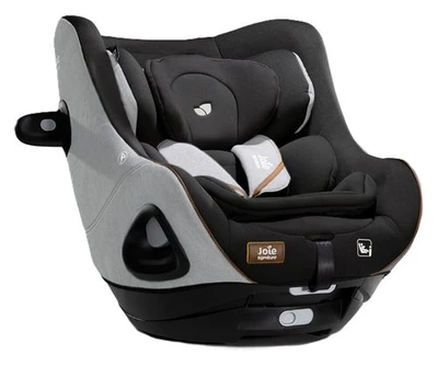 כסא בטיחות דו-כיווני מסתובב עם הגנת ראש i-Harbour בצבע CARBON (כולל בסיס) ג'ואי