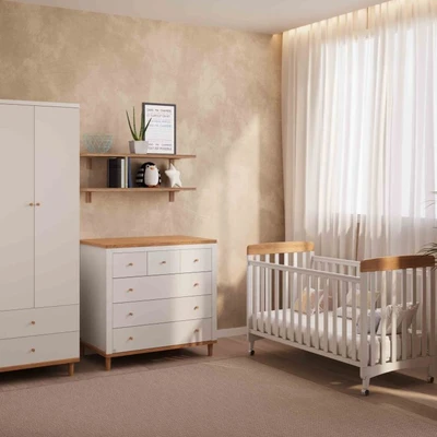 חדר לתינוק ניו ג'רזי לבן טבעי- טריקה שקטה- NEW COLLECTION!!