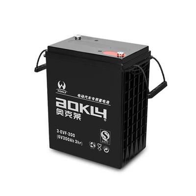 מצבר ג’ל AOKLY-6V 440AH מצבר אטום בעל ביצועי פריקה בקצב מעולה, טכניקת איטום כפולה עיצוב קומפקטי