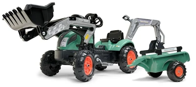 טרקטור פאלק עם כף קדמית ובאגר אחורי תוצרת צרפת FALK 2-5 שנים