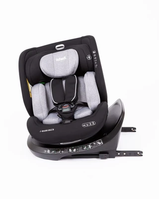 כיסא בטיחות i-TURN 360 R129 מסתובב / שחור לילה