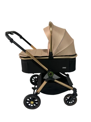 עגלה לתינוק משולבת רומא Roma מבית EASY BABY עגלה מפוארת עם קיפול קל ומהיר עגלה כוללת סל שכיבה וטיולון