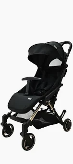 להיט מטורף! טיולון בובו הנמכר ביותר ובצבע שחור מלא קיפול קומפקטי ומדרך רגליים. מורשה עלייה למטוס