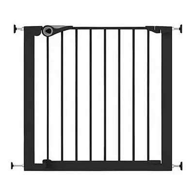 שער בטיחותרחב במיוחדאיכותי ביותר לחץ ללא קדיחה איזי פיט + 3 הארכות 75-131 ס״מ במבינו . צבע לבן/שחור