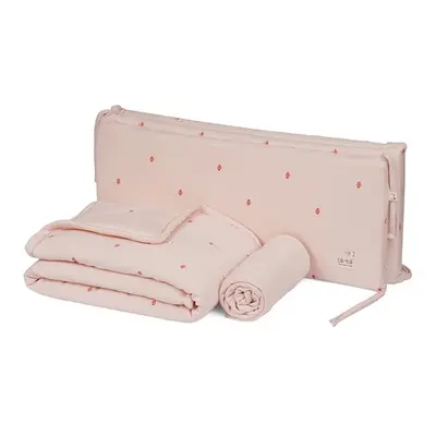 סט מצעים למיטת תינוק ליין גינה אורבנית – Baby Bed Set אולימולי Olimoli ורוד