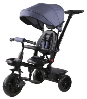 תלת אופן 3 ב 1 דגם RIDER עם כיסא נשכב ומסתובב 360 וגלגלי EVA - במגוון צבעים