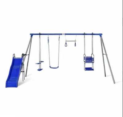 נדנדה מולטי 7 פעילויות כולל מגלשה ממתכת מבית פאלם אנגליה