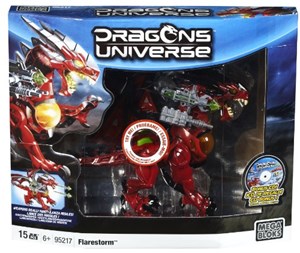 סט הרכבה מגה בלוקס Mega Bloks Dragon Universe איכותי ומקורי המכיל 15 חלקים וכעת במחיר מבצע \