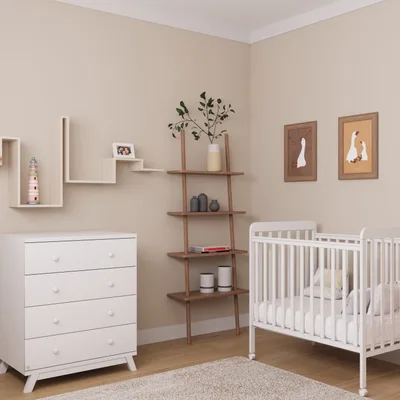 חדר שינה דוראל 80 ס"מ לבן טריקה שקטה חדר תינוקות דוראל מבית Snir Bebe