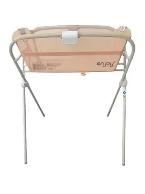 אמבטיה מתקפלת עם מעמד איכותי שתחסוך לכם מקום אחסון דגם Enjoy-שקוף ב3 צבעים מבית במבינו קינג