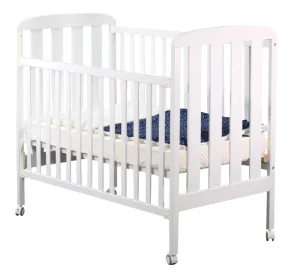 מיטת תינוק מעוצבת מעץ דגם אולימפוס- לבן בייבי מישל מיטה לתינוק—