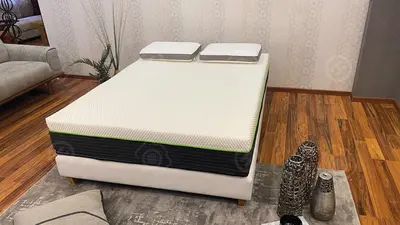 מזרון דגם "גרין" איכותי ביותר קפיצים מבודדים עם שכבת ויסקו גובה מזרן 27 ס"מ דרגת קושי 4