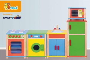 מטבח הכולל תנור + מקרר+ מיקרוגל + כיור + מכונת כביסה וארונות איחסון!! אפשר להזמין גם בחלקים!!