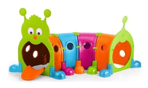 הלהיט החדש לחצר!! זחל מנהרה ענקי מבית feber העשוי פלסטיק איכותי עמיד בשמש ועומד בכל התקנים המחמירים !! צעצוע מושלם לחצר להנאה של שעות!!