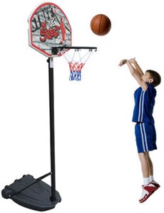 סל לחצר הכולל כדור-סל!! מוצר איכותי וחזק מבית Backyard Lifestyles כולל מצבי גובה