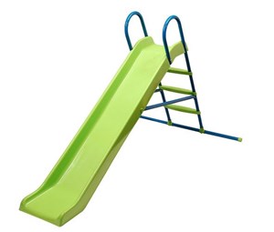 מגלשה 2 מטר העשויה פלסטיק איכותי ומדרגות ברזל במחיר מעולהֱ וחיבור למים