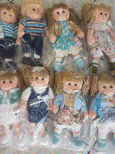 בובות בד ''אנושקה'' מהממות בן או בת במספר בגדי לבוש יפייפיים!!! המתנה המושלמת לילד\ה הצגה !