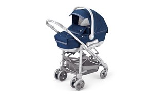 : איכות ונוחות שיא בעגלת תינוק משולבת ומפוארת דגם נאונטו SYNCHRO POP מבית NEONATO האיטלקית בצבע ג'ינס מדליק ובמחיר ללא תחרות