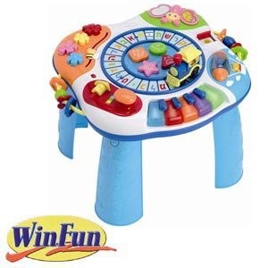 שולחן פעילות מוזיקלי אלקטרוני דובר עברית דגם WinFun!