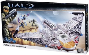 סט הרכבה מגה בלוקס Mega Bloks Halo איכותי ומקורי המכיל 471 חלקים