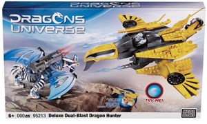 סט הרכבה מגה בלוקס Mega Bloks Dragon Universe איכותי ומקורי המכיל 150 חלקים