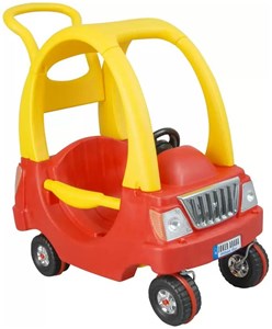 בימבה מכונית איכותית מבית PILSAN הכוללת מוט דחיפה להורה והגה לילד במחיר מבצע