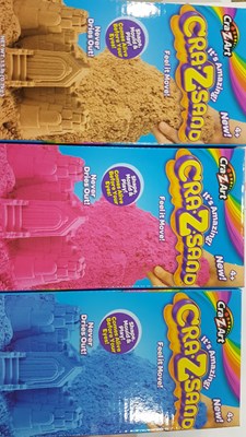 חול קנטי צבעוני ב3 צבעים 700 גרם לא מלכלך!