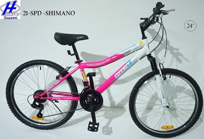 אופני הרים בגודל 24"/26" עם בולם קידמי ו-21 הילוכים במבחר צבעים