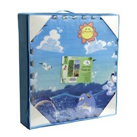 פאזל רצפה בגודל 60/60 ס"מ. עובי 2 ס"מ. סהכ 6 חלקים בגודל 1.8/1.2 מטר