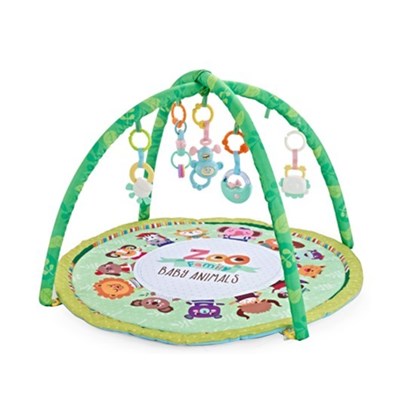 אוניברסיטה לתינוק בשלל צבעים ו-2 קשתות עם צעצועים להנאה מרובה של תינוקך