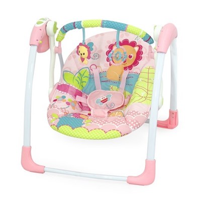 נדנדה חשמלית מבית "MASTELA" עם קשת צעצועים וחיבור שנאי