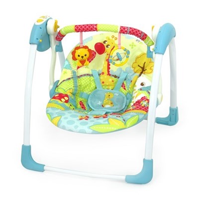 נדנדה חשמלית לתינוק עם קשת צעצועים, טיימר , מנגינות ומחיר מיוחד!