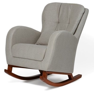 כורסאת הנקה ורונה בג' VERONA BEIG מבד אריג ורגלי עץ מלא לחווית הנקה מושלמת