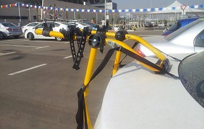 מנשא ל-3 זוגות אופניים על הרכב .איכותי. מתאים לכל רכב.