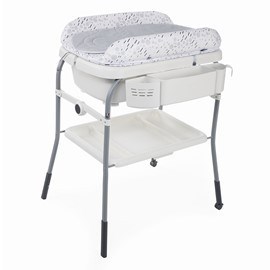 הפתרון הנוח והבטיחותי למקלחת לתינוק שלכם, אמבטיה עם משטח החתלה מתקפל ציקו Chicco Cuddle Bubble Comfort