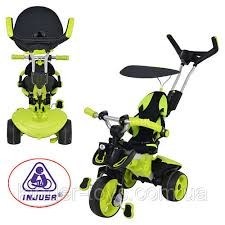 תלת אופן CITY TRIKE מבית INJUSA עכשיו במחיר מיוחד בצבע ירוק בלבד