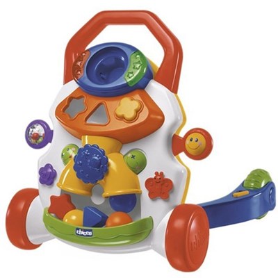 הליכון דחיפה של CHICCO  עם אורות וקולות וכדורי משחק