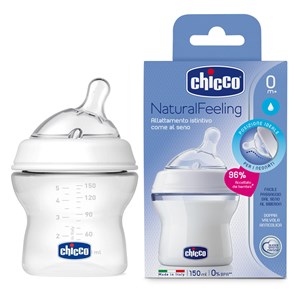 בקבוק נטורל פילינג שקוף - Natural Feeling Bottle צ'יקו Chicco