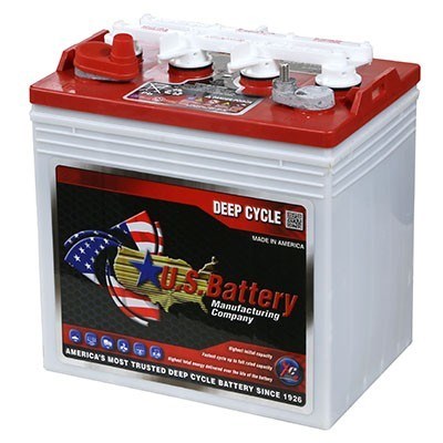 מצבר פריקה עמוקה חומצה 6V 232 AH של חברת US BATTARY מתאים למגוון תחומים