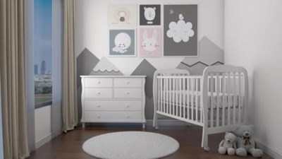 חדר נטע הכולל שידה נטע רוחב 120 ס"מ ומיטה 4060