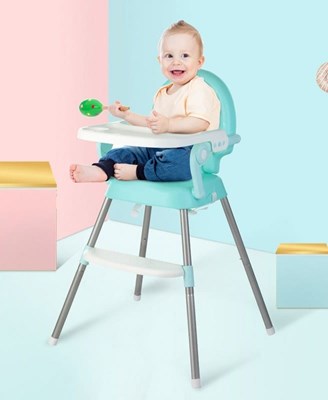 כסא אוכל רב שלבי שהופך להיות כסא על כסא