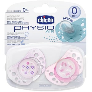 זוג מוצצי סיליקון +0M בקופסה (6 יחידות) - Air Lumi צ'יקו Chicco