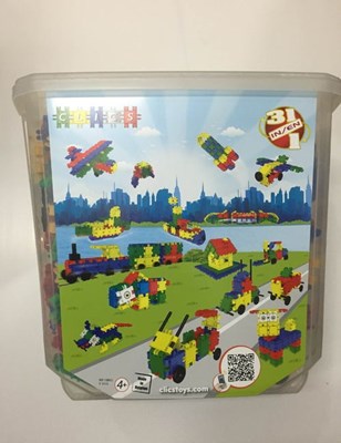 850 חלקים במגה קופסא קליקס מקורי CLICS לפיתוח החשיבה יצירה ודימיון
