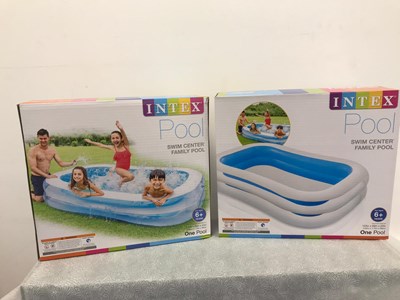 בריכה גדולה מתנפחת מבית INTEX אינטקס 262/175/56 ס"מ איכותית ומרשימה