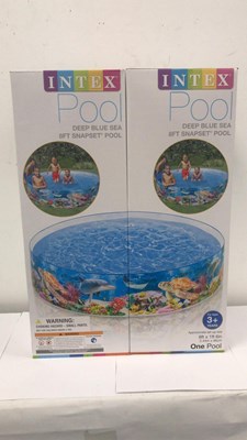 בריכה מתקפלת מבית INTEX אינטקס בקוטר 152 ס"מ ובעומק 25 ס"מ
