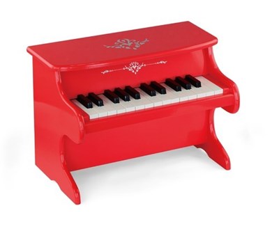 פסנתר עץ לילדים(25 קלידים!)עם נגינה לפי צבעים על המקלדת מבית VIGA